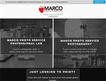 Tablet Screenshot of marcophotoservice.com